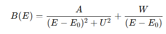 Tougaard Equation