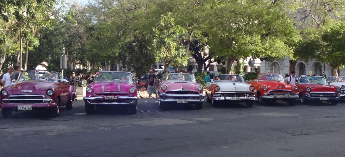 Kuba Urlaub Stadtrundfahrt im Oldtimer in Havanna