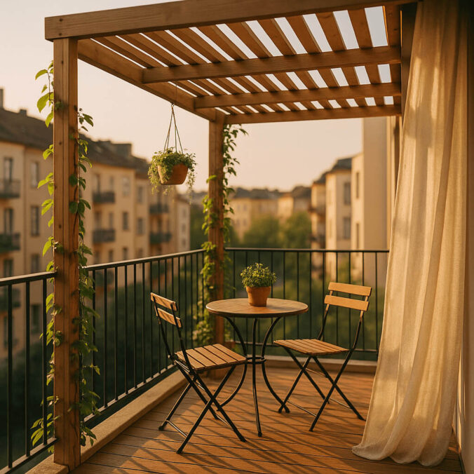 Pergola på altan