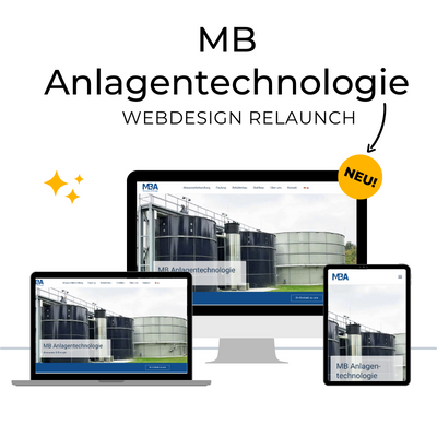 Website Relaunch mit MB Anlagentechnologie