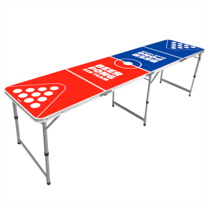 Beer Pong Bord Red VS Blue
