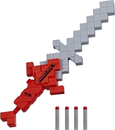 Nerf - Minecraft Heartstealer Sword Blaster - Ink. 4 Darts