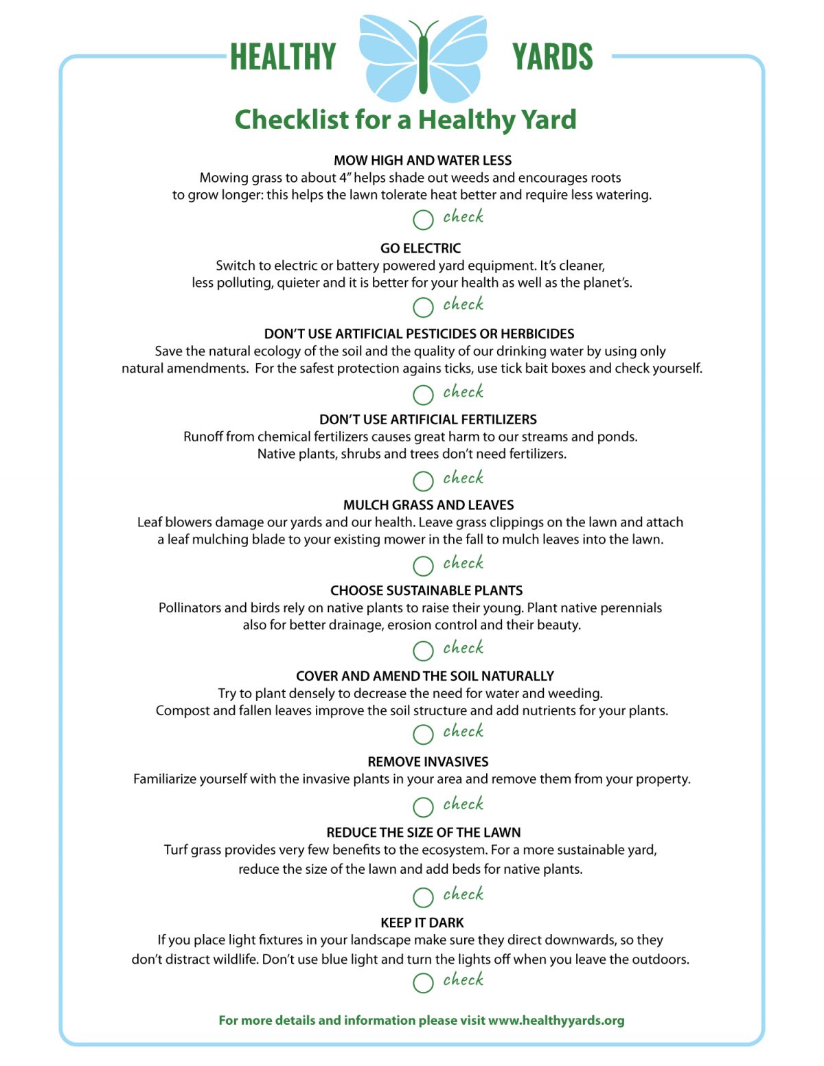 Do You Have A Healthy Yard? Healthy Yards