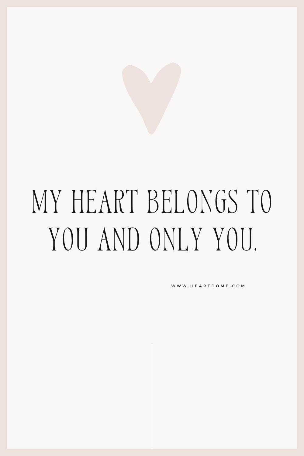 50+ Cute Instagram Caption For Boyfriend's Picture Heart Dome