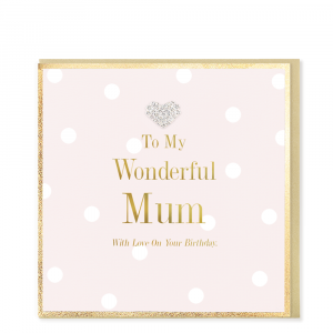 Wonderful Mum Happy Birthday