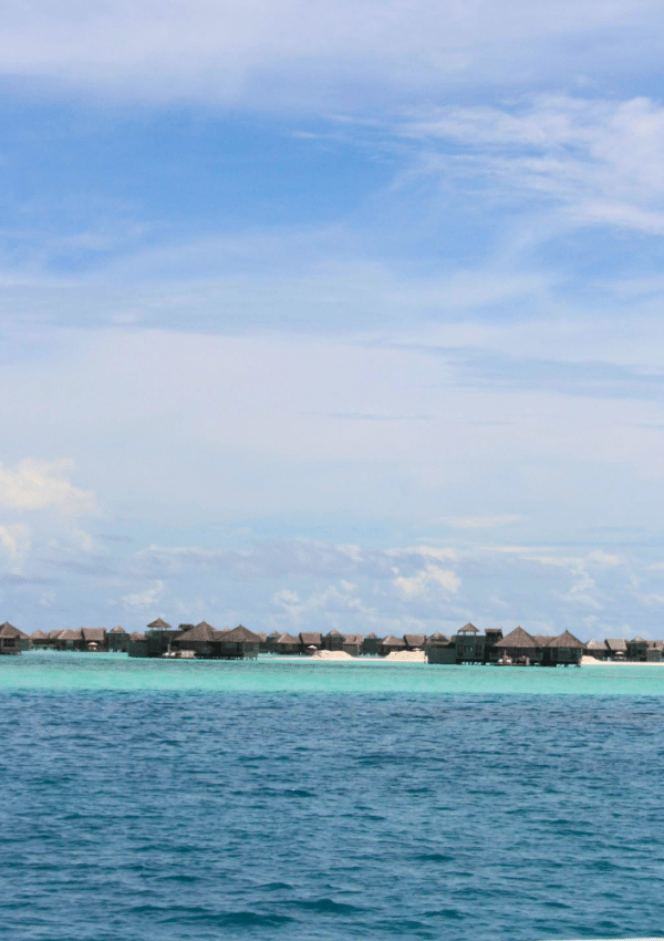 Een resort in de Malediven.