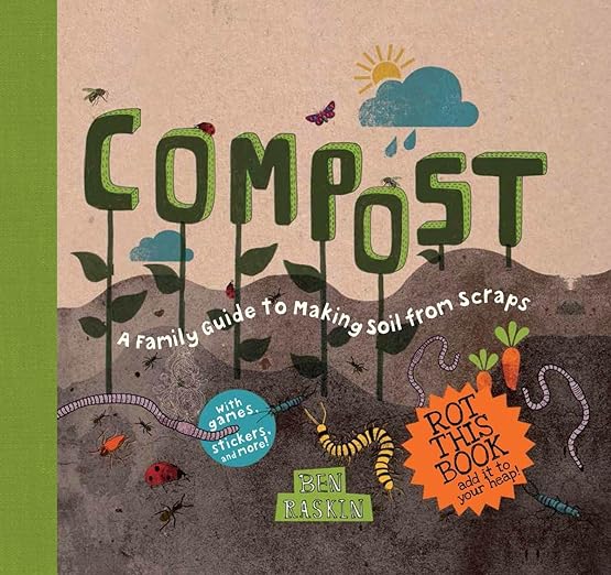 Book cover of kid's book compost