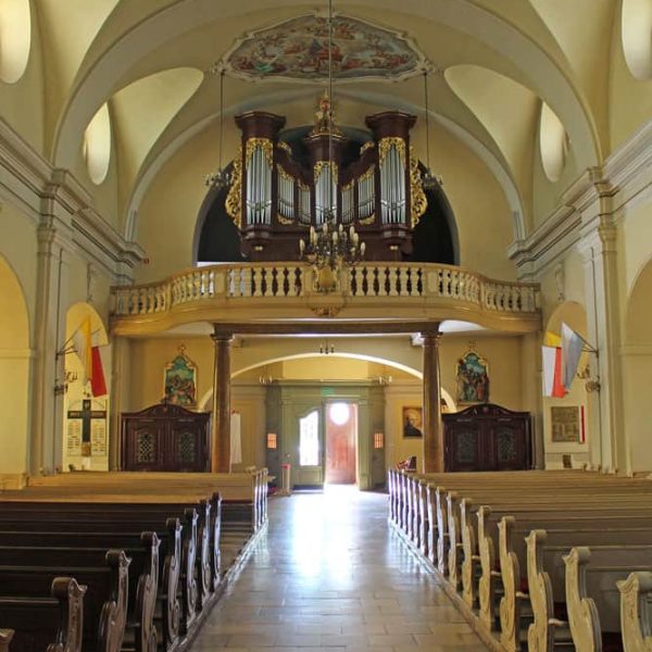 Innenraum der Schneidemühl-Kirche zur Heiligen Familie