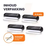 inhoud verpakking heko solar tuinverlichting dense wandlamp wit en meerdere kleuren