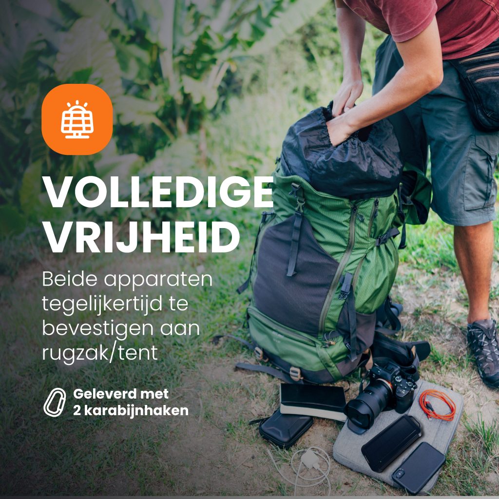 vrijheid door solar powerbank