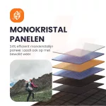 opladen via zonne-energie bij bewolkt weer monokristallijne panelen heko solar unfold 15 watt portable solar panel draagbaar zonnepaneel