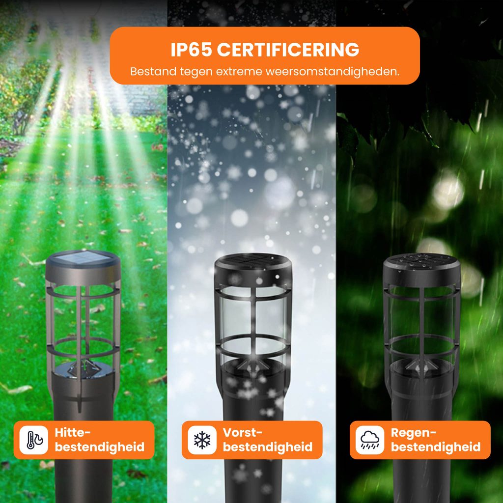 outdoor gebruik ip65 certificering heko solar tuinverlichting tern