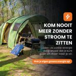 overal mee naartoe te nemen heko solar master 300 powerstation met 60 watt zonnepaneel unfold 60