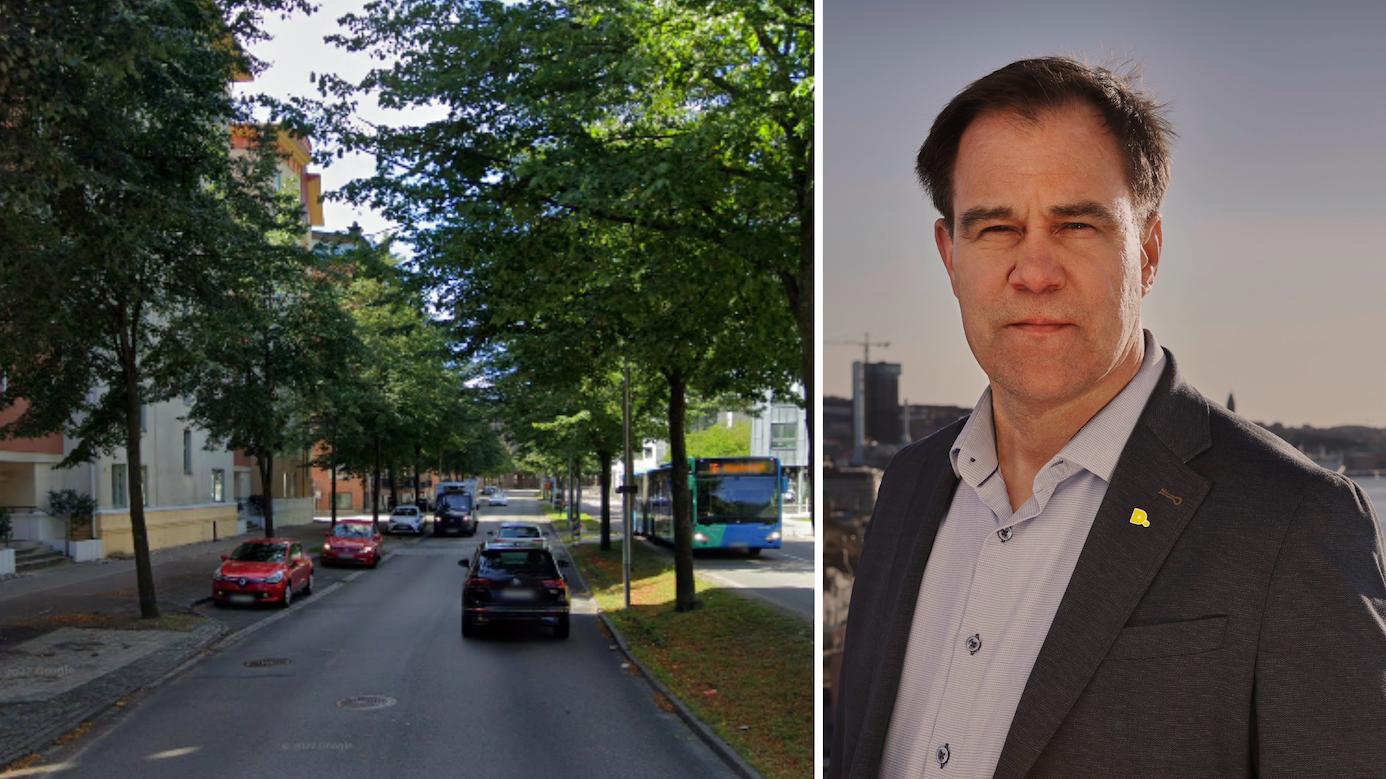 Wannholts ilska mot planerade cykelbanan på Hisingen: ”Lummig stadsgata blir en ful trafikkorridor”