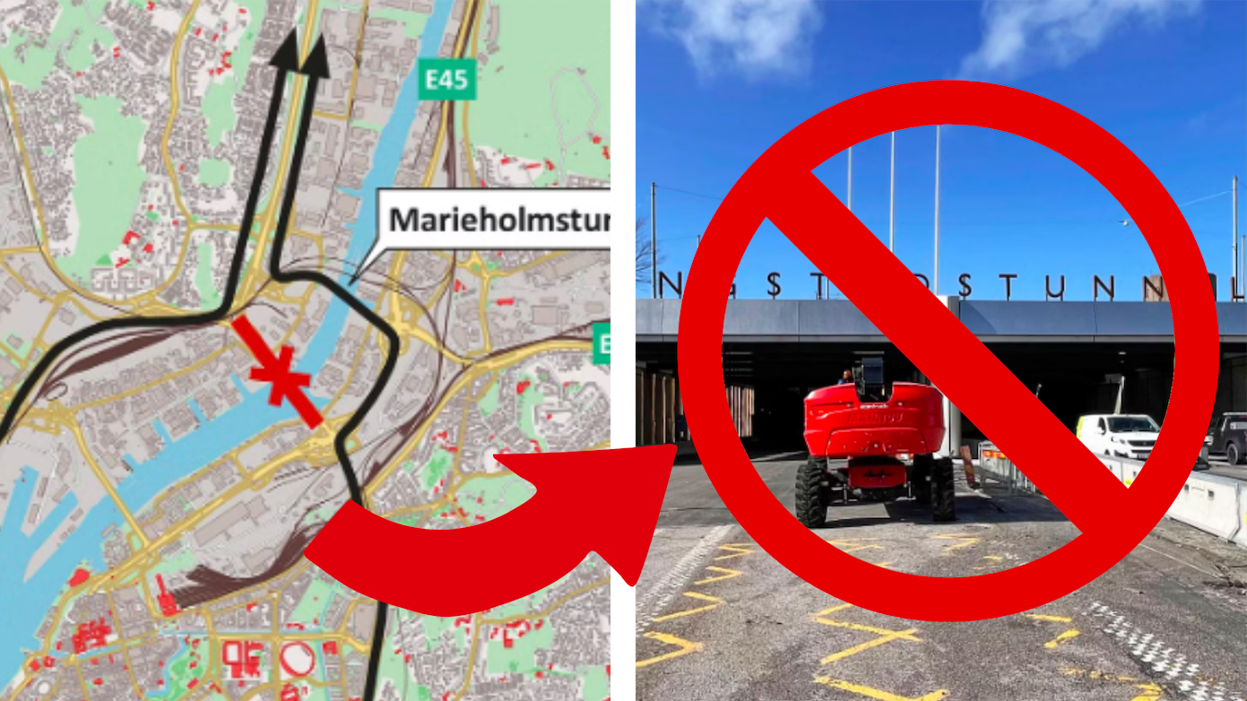 Varning för nytt trafikkaos: Tingstadstunneln stängs under tre dygn – trafik leds om