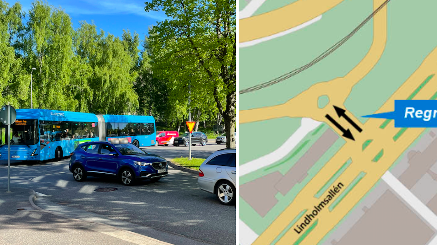 Vägen in till Lindholmsallén öppnas igen – på prov: ”Trafiksituationen på Lundbyleden är förändrad”