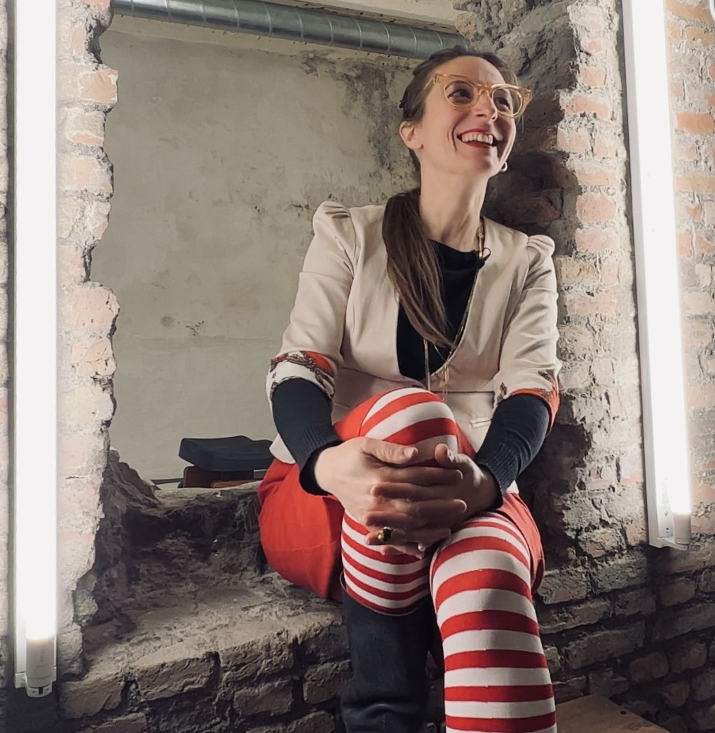 Visual van een creatieve professional met een sterke website
