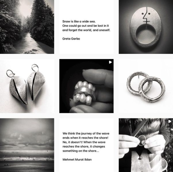 online presence for a jewellery designer