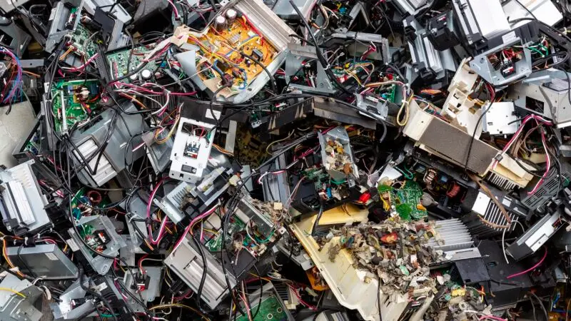 Elektrogeräte-recycling abfall