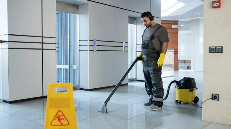full-shot-man-vacuuming-floor