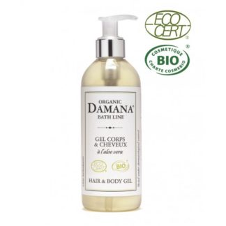 Damana Organic Hair & Body Gel 300ml, Ecopump