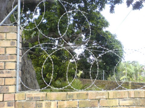 Razor wire, South Africa