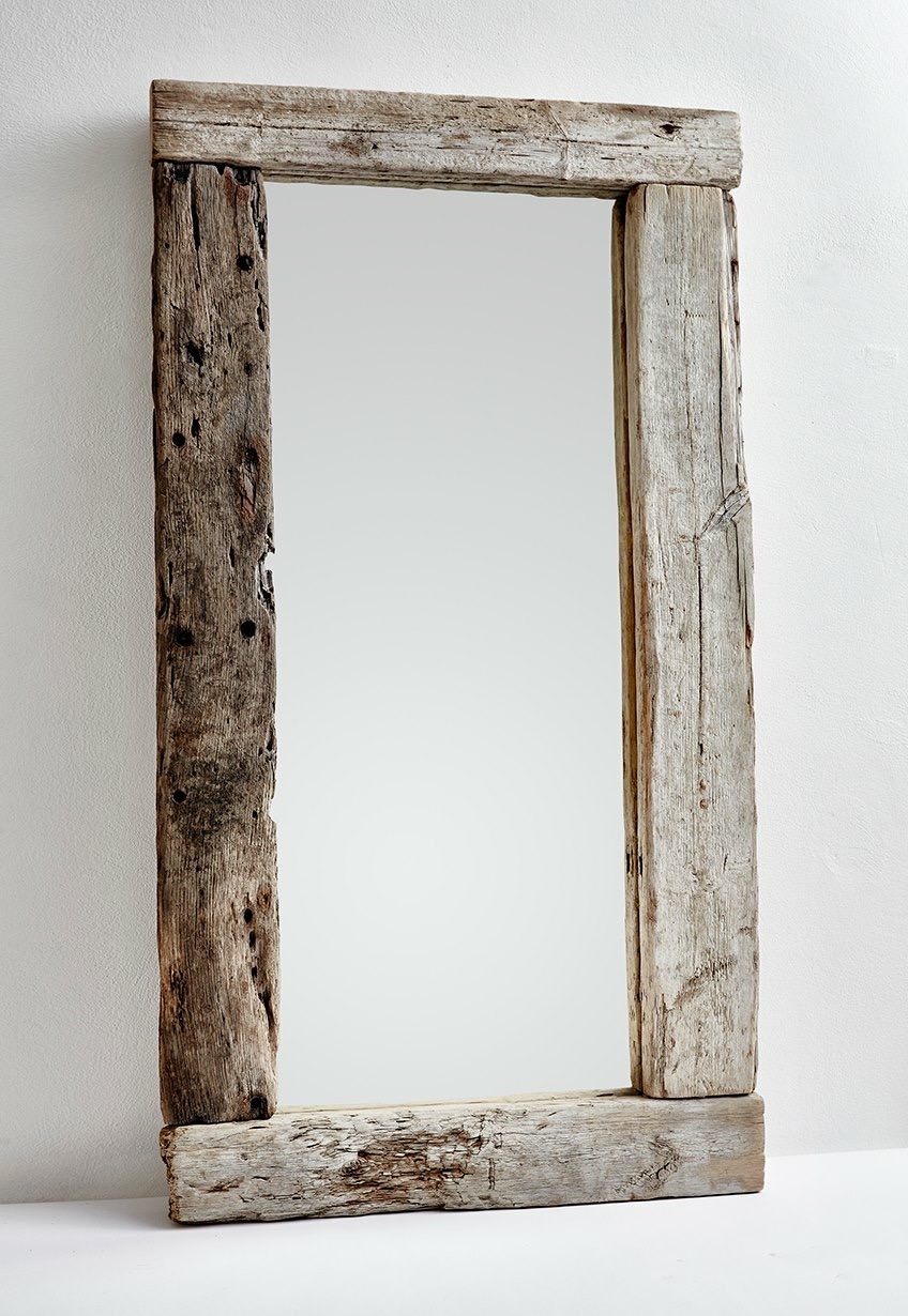Spejl i drivtømmer træ “Trouville“ – Henrik Rabøl