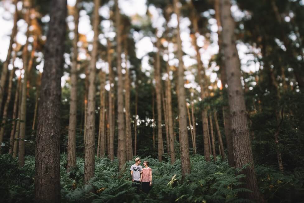 Lewis and Emma scunthorpe engagement wedding photography photographer Henry Lowther couples shoot Twigmoor woods