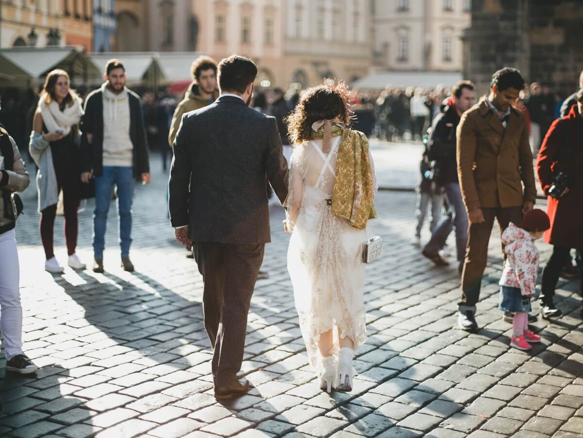 Alex and Jenni Prague wedding photographer destination photography henry lowther europe czech republic abroad UK documentary city old town square charles bridge 