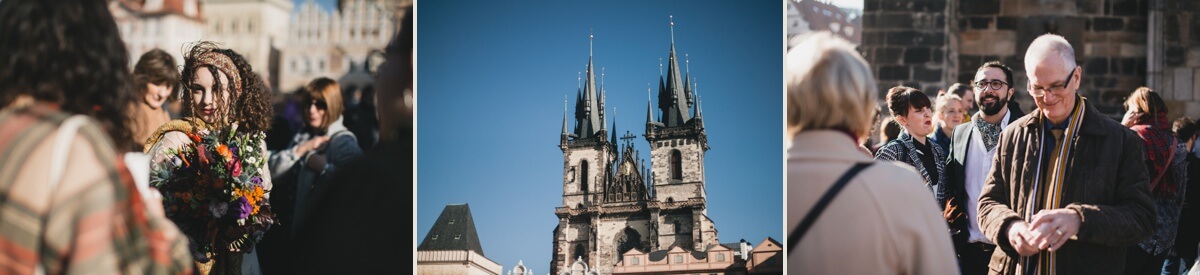 Alex and Jenni Prague wedding photographer destination photography henry lowther europe czech republic abroad UK documentary city old town square charles bridge 