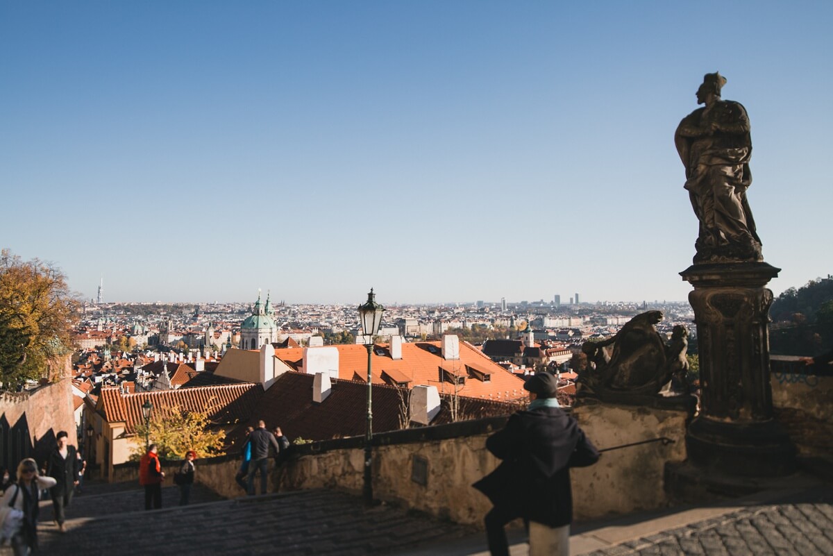 Alex and Jenni Prague wedding photographer destination photography henry lowther europe czech republic abroad UK documentary city old town square charles bridge 