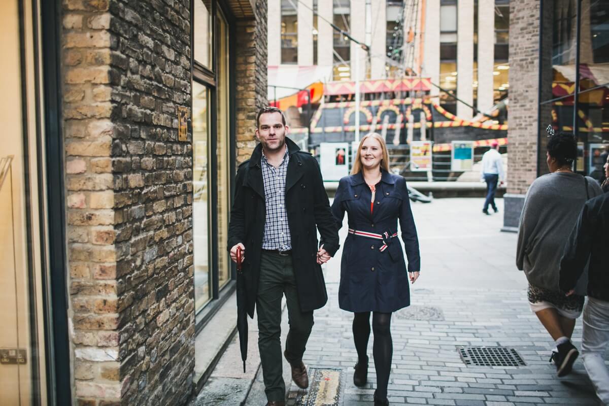 Iain and Catherine London Engagement Shoot couples session Henry Lowther