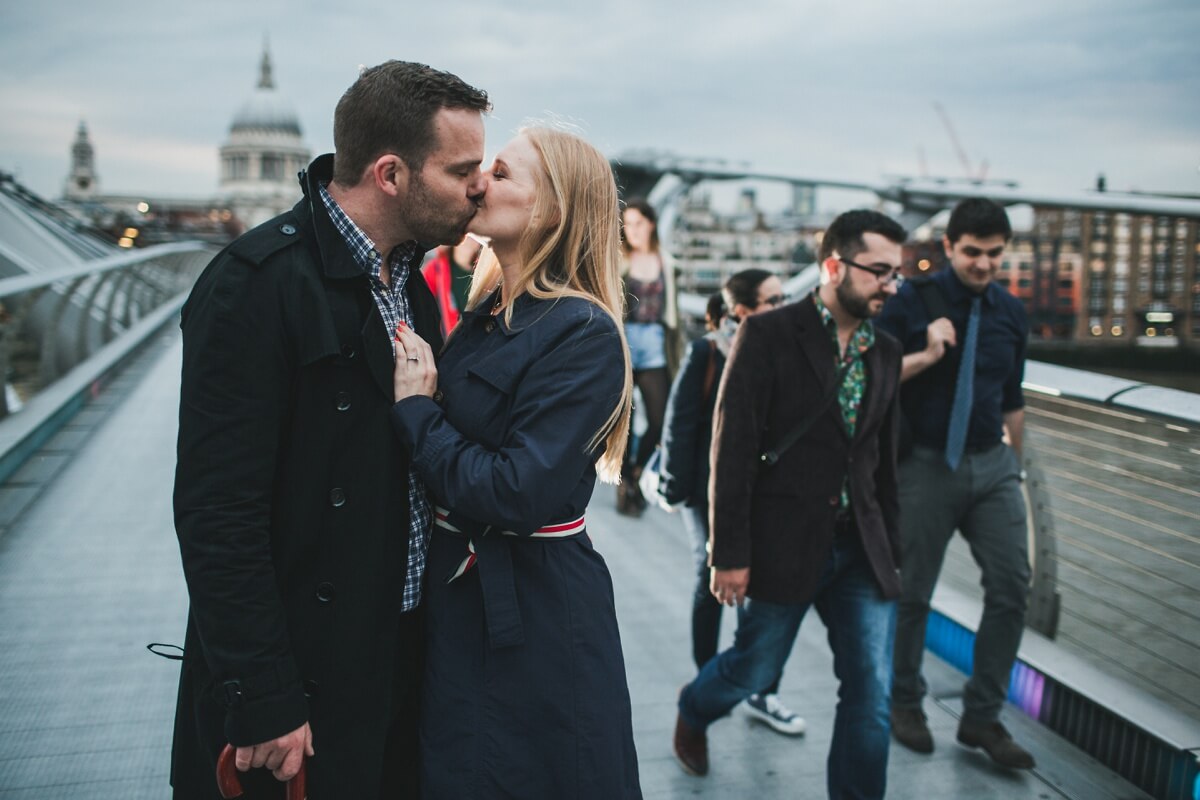 Iain and Catherine London couples session engagement shoot Henry Lowther