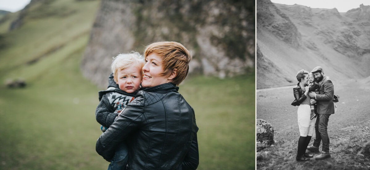 Mark and Hayley Peak District Couples family shoot engagement Lincolnshire wedding photographer