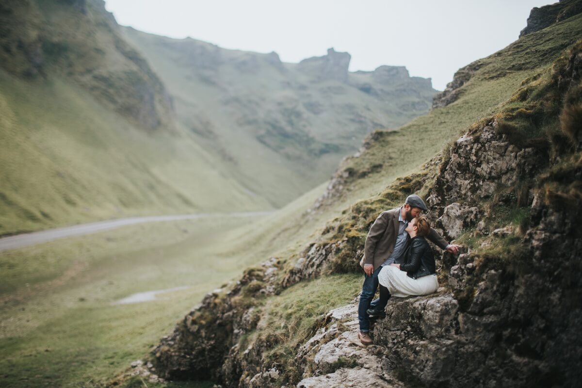 Mark and Hayley Peak District photographer Lincolnshire wedding photography engagement