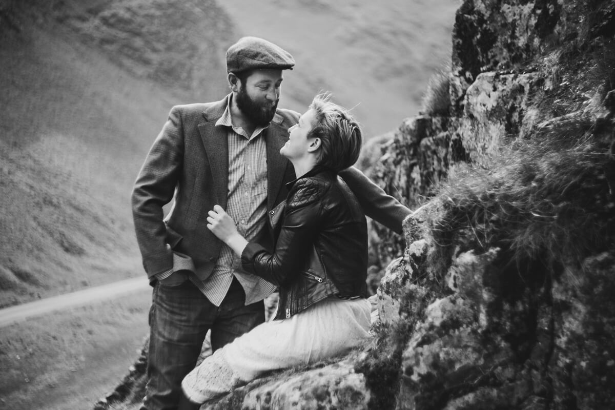 Mark and Hayley Peak District photographer Lincolnshire wedding photography engagement