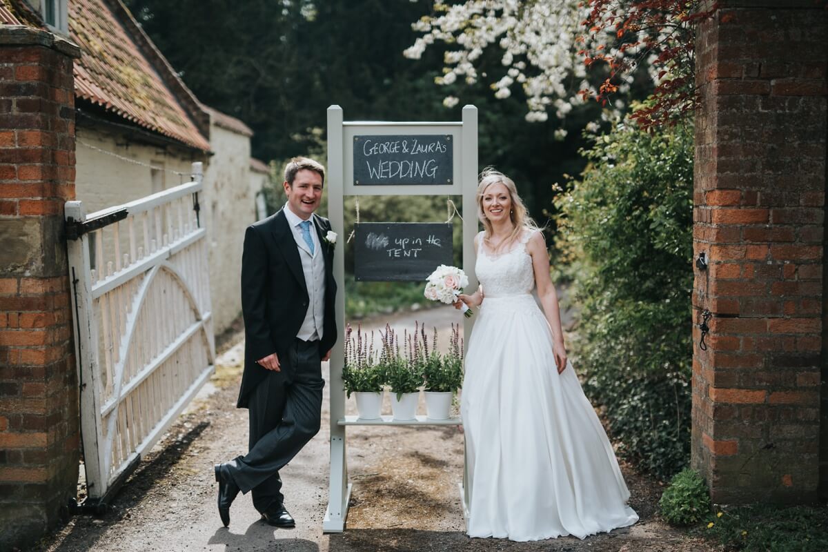 George and Laura Lincolnshire photography lincoln wedding photographer Saxby all saints Henry Lowther