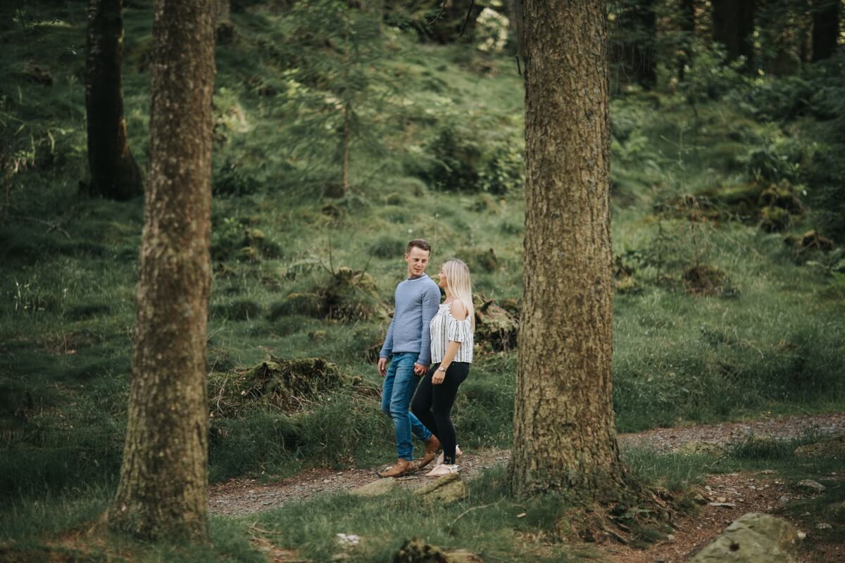 Scott and Jess lake district photographer engagement shoot windermere lincolnshire wedding photography