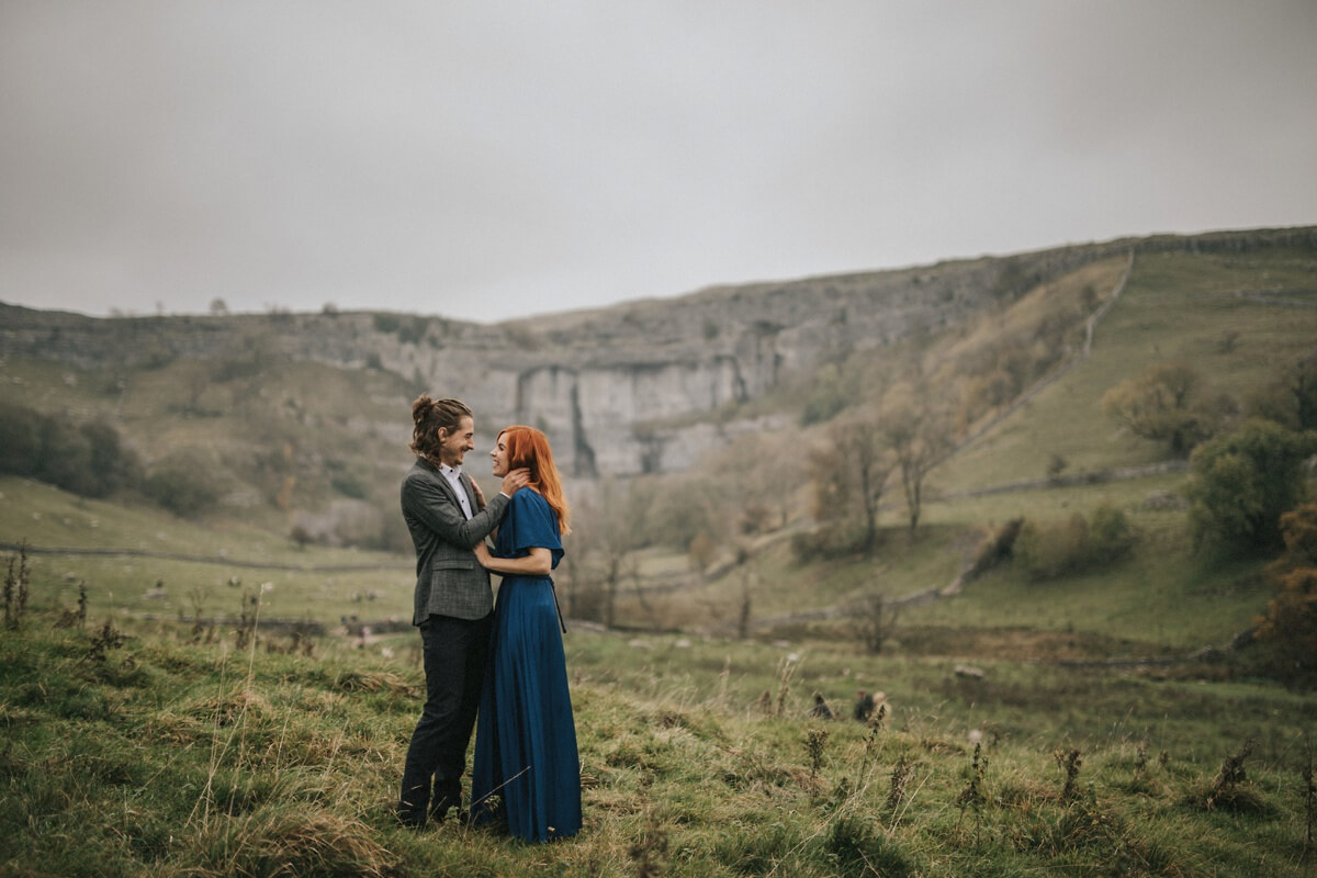 Malham cove yorkshire wedding photographer leeds photography skipton