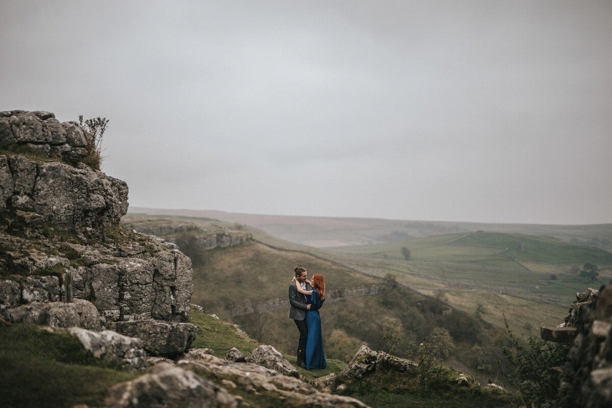 Malham cove yorkshire wedding photographer leeds photography skipton