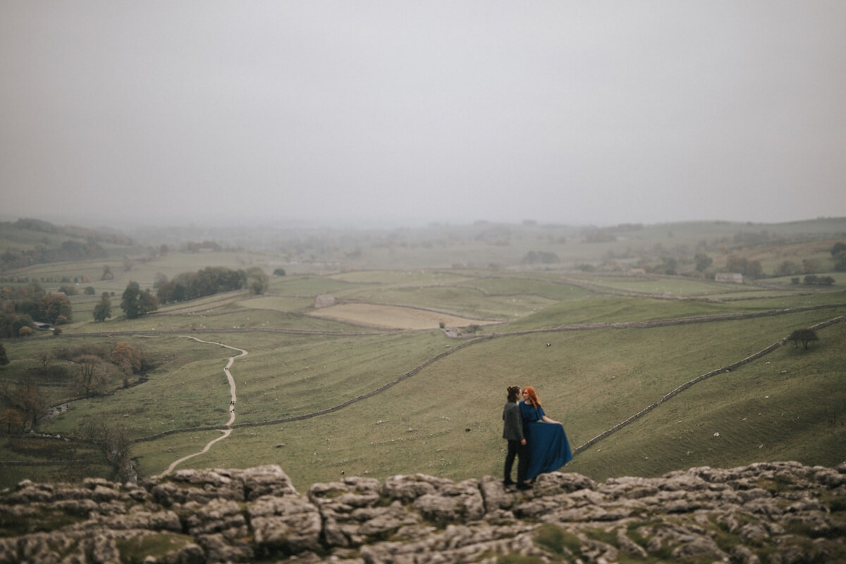 Malham cove yorkshire wedding photographer leeds photography skipton