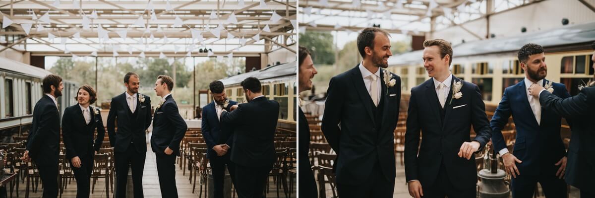 Buckinghamshire railway centre wedding photographer Aylesbury wedding photographer