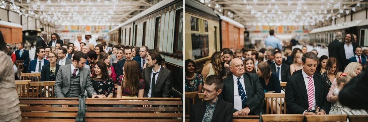 Buckinghamshire railway centre wedding photographer Aylesbury wedding photographer