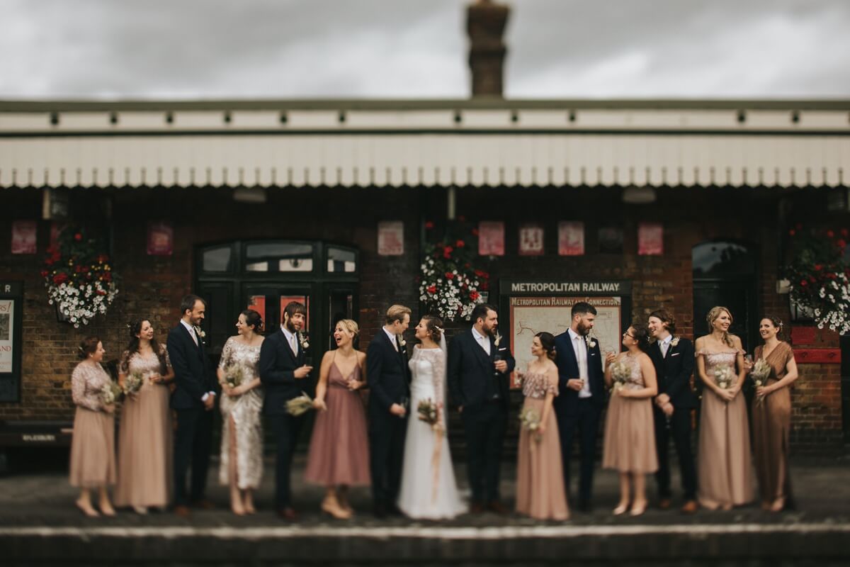 Buckinghamshire railway centre wedding photographer Aylesbury wedding photographer