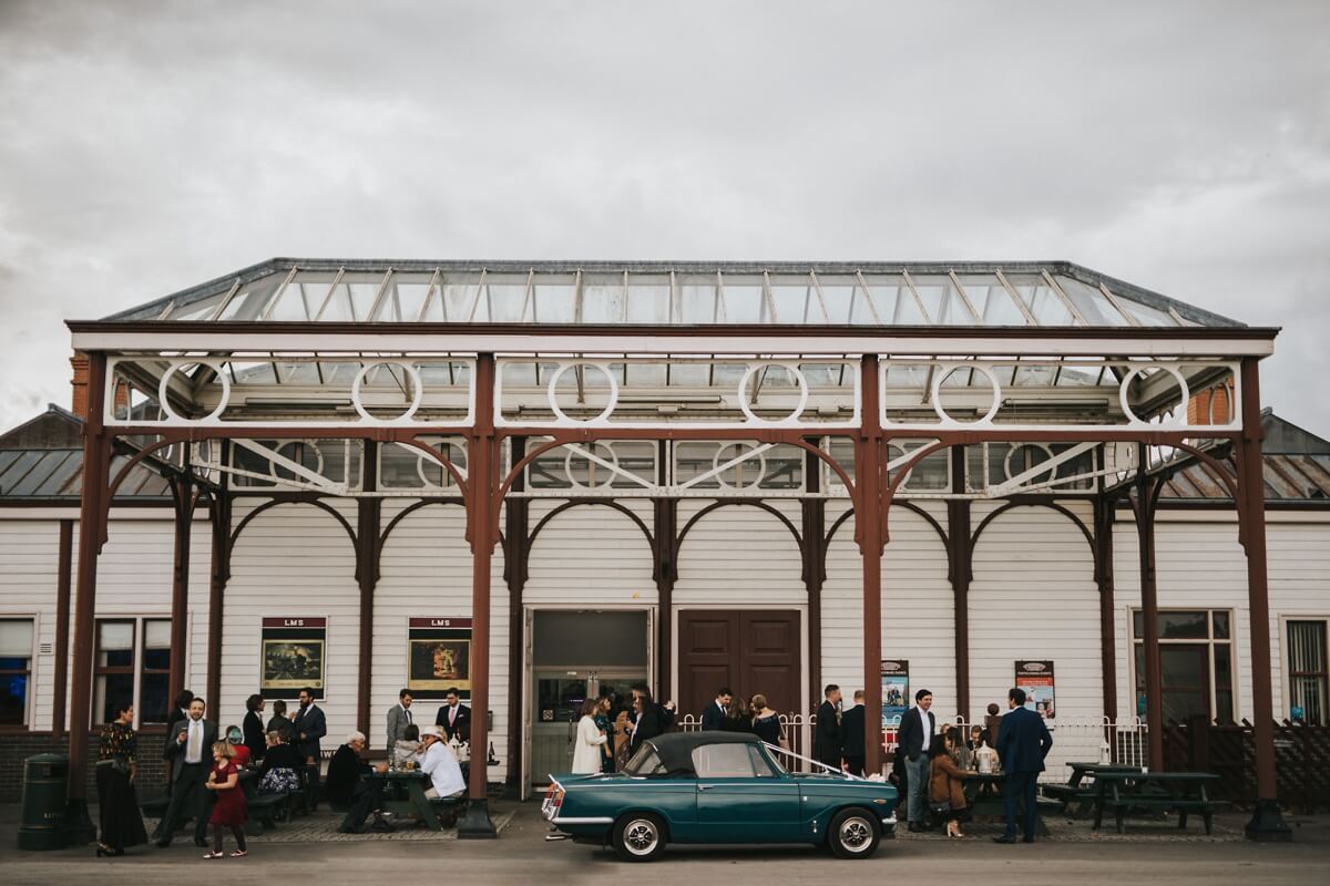 Buckinghamshire railway wedding photography Aylesbury wedding photographer