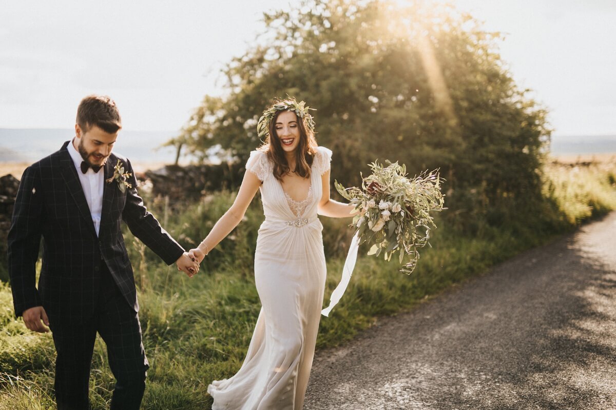 Natural retreats wedding yorkshire photographer Richmond wedding photography