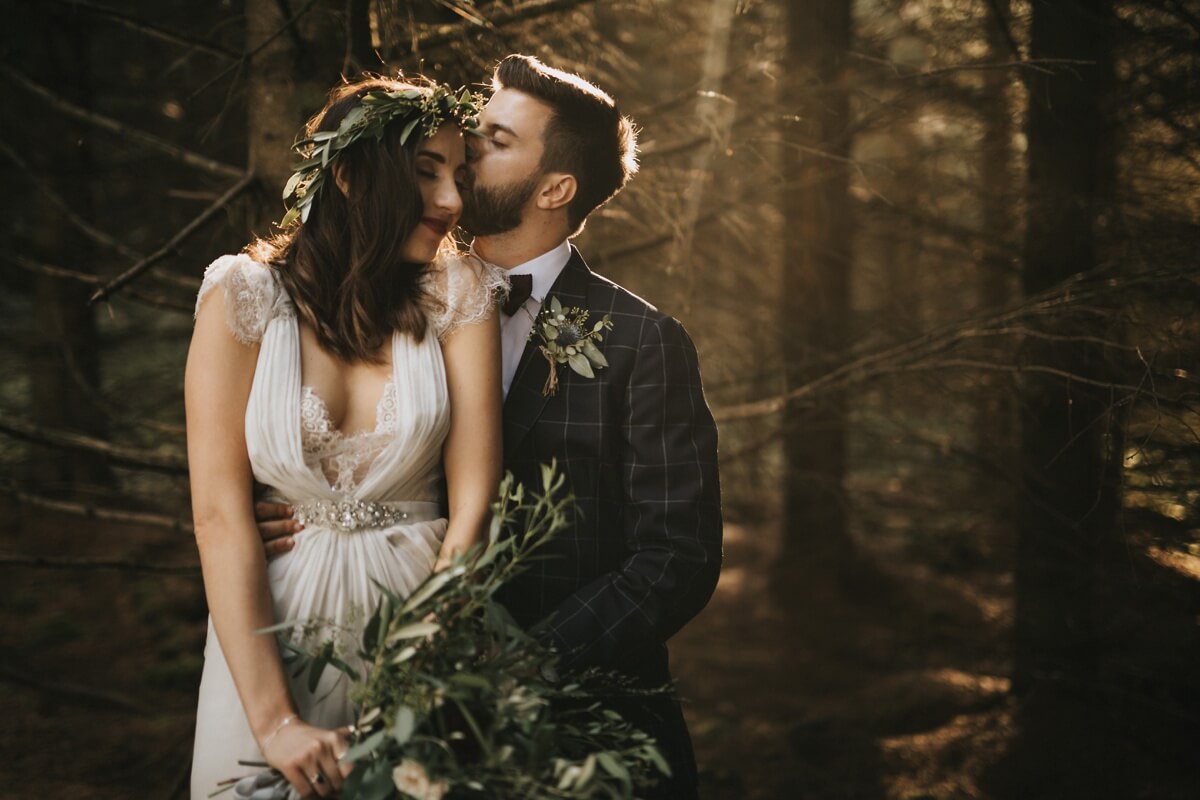 Natural retreats wedding yorkshire photographer Richmond wedding photography