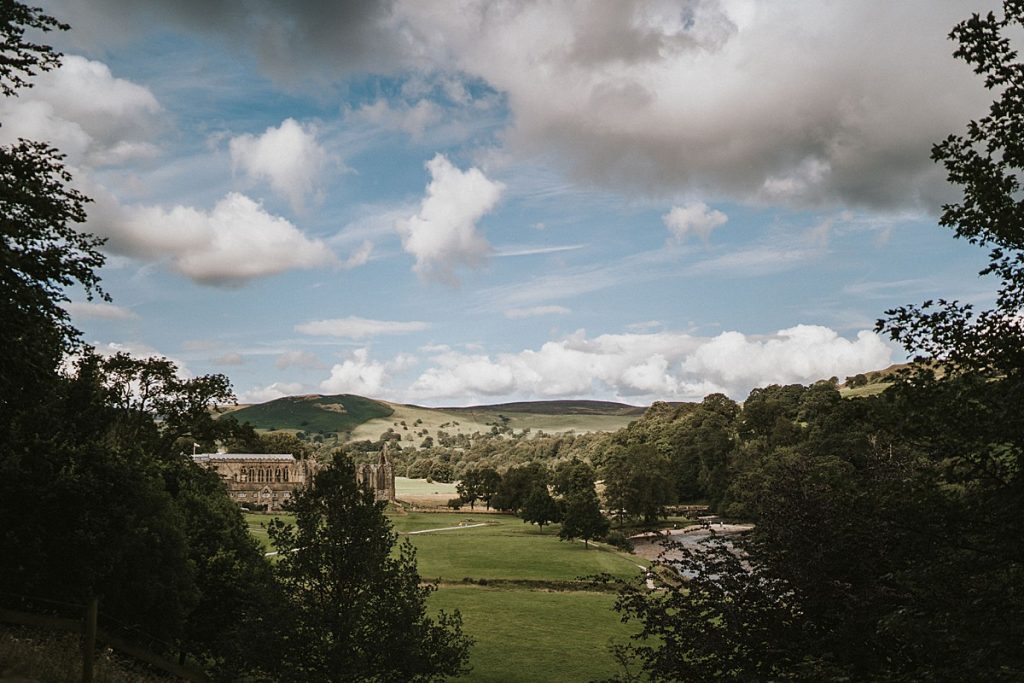 Tithe Barn Bolton Abbey wedding Yorkshire wedding photography