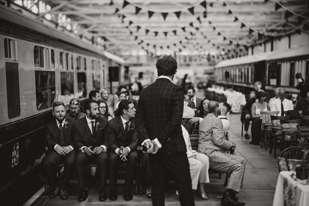Buckinghamshire railway centre wedding Bucks wedding photography Railway wedding