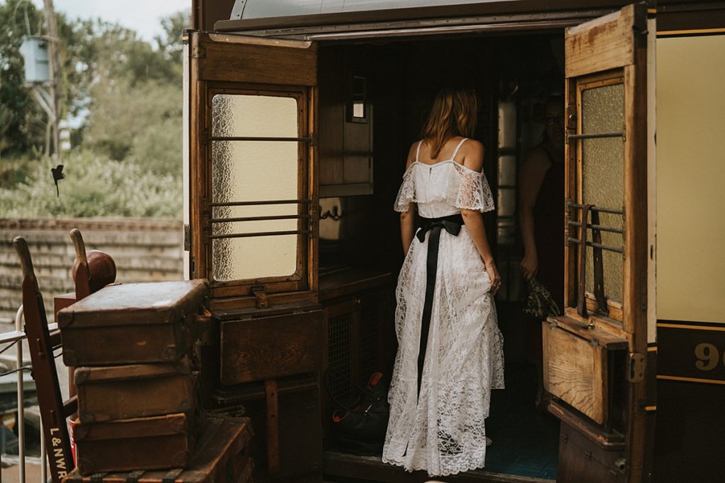 Buckinghamshire railway centre wedding Bucks wedding photography Railway wedding